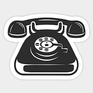 A rotary phone Sticker